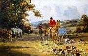 unknow artist Classical hunting fox, Equestrian and Beautiful Horses, 193. Sweden oil painting artist